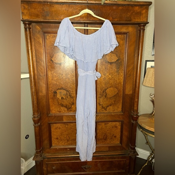 NWT Faithfull the Brand- Holiday Jumpsuit Cascais Stripe. Size US 8 - Picture 5 of 10